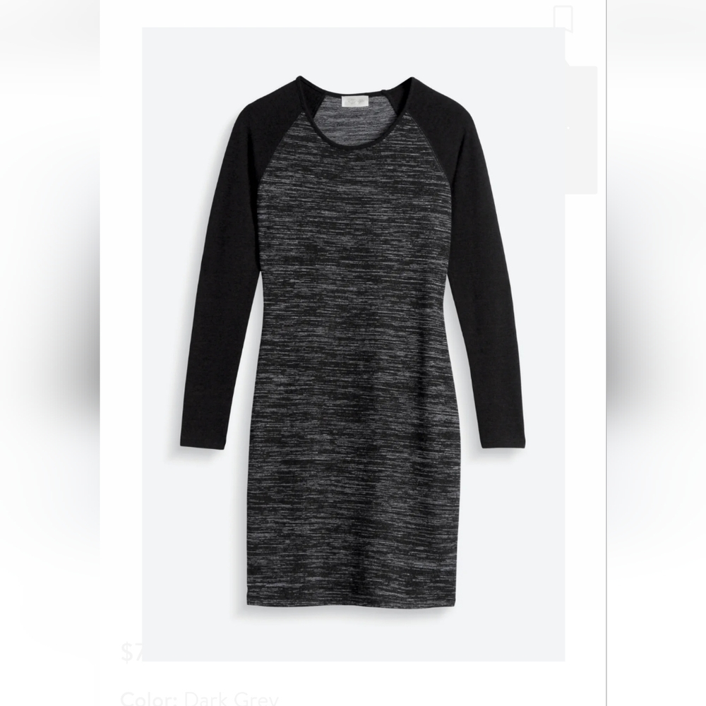 Black long sleeve dress